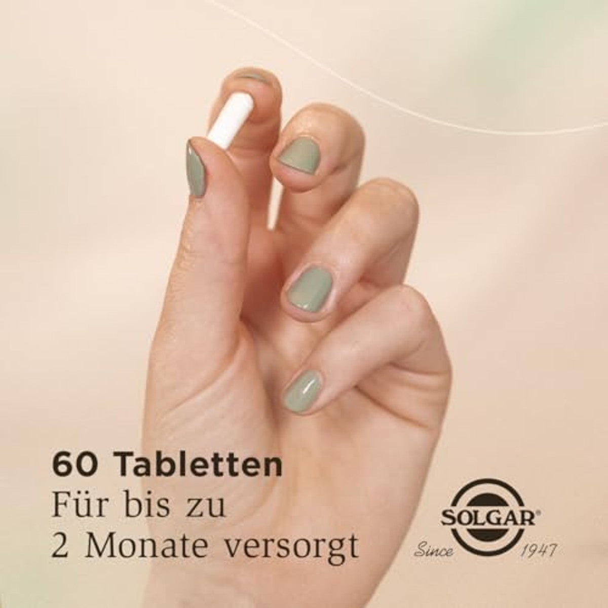Solgar Magnesiumcitraat 200 mg voor Energie en Spieren 60 Tabletten - 6-pack