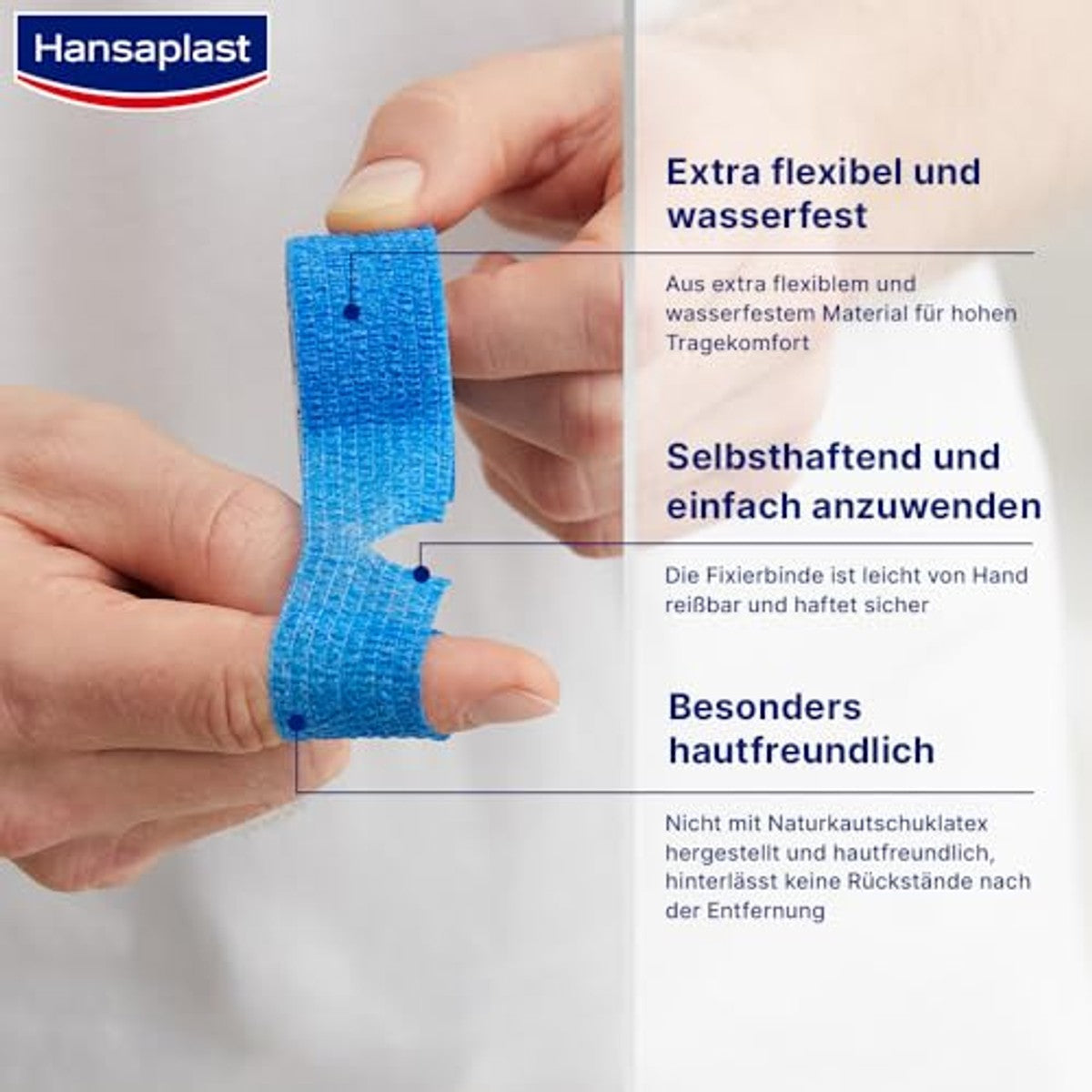 Hansaplast Zelfklevend vingerverband 4 x 5 m x 2,5 cm – Elastoplast