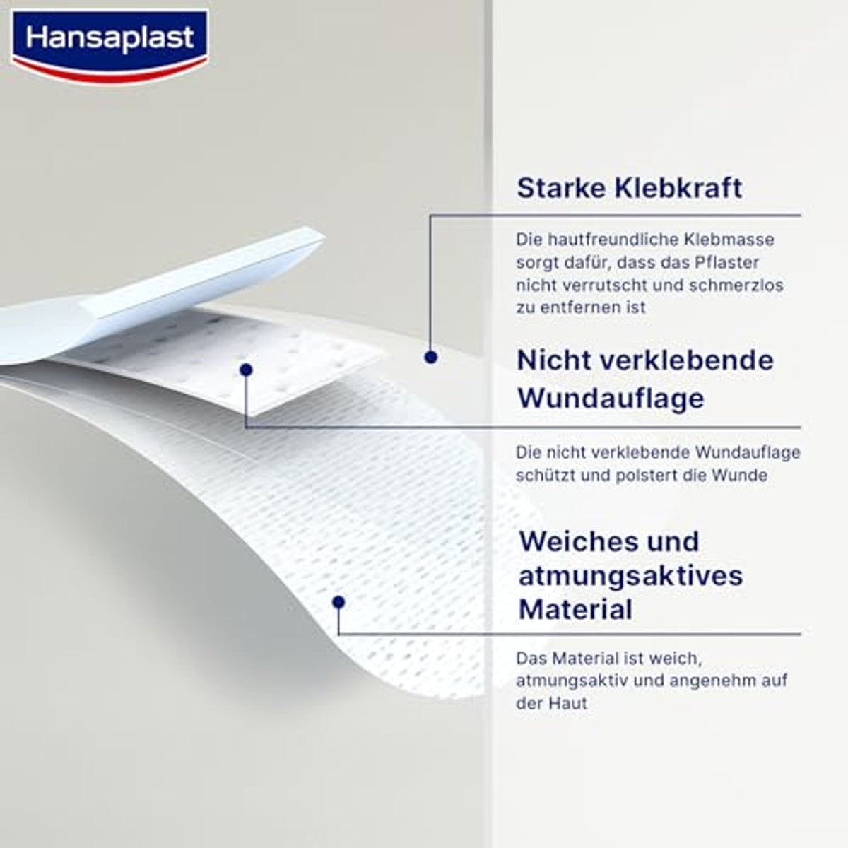 Elastoplast Hansaplast Sensitive pleisters 20 strips - 3-pack