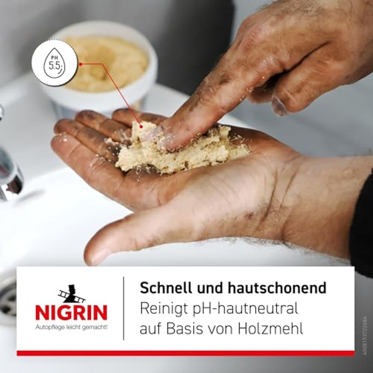 NIGRIN Handreiniger met houtmeel 3 x 250 ml - Voordeelverpakking