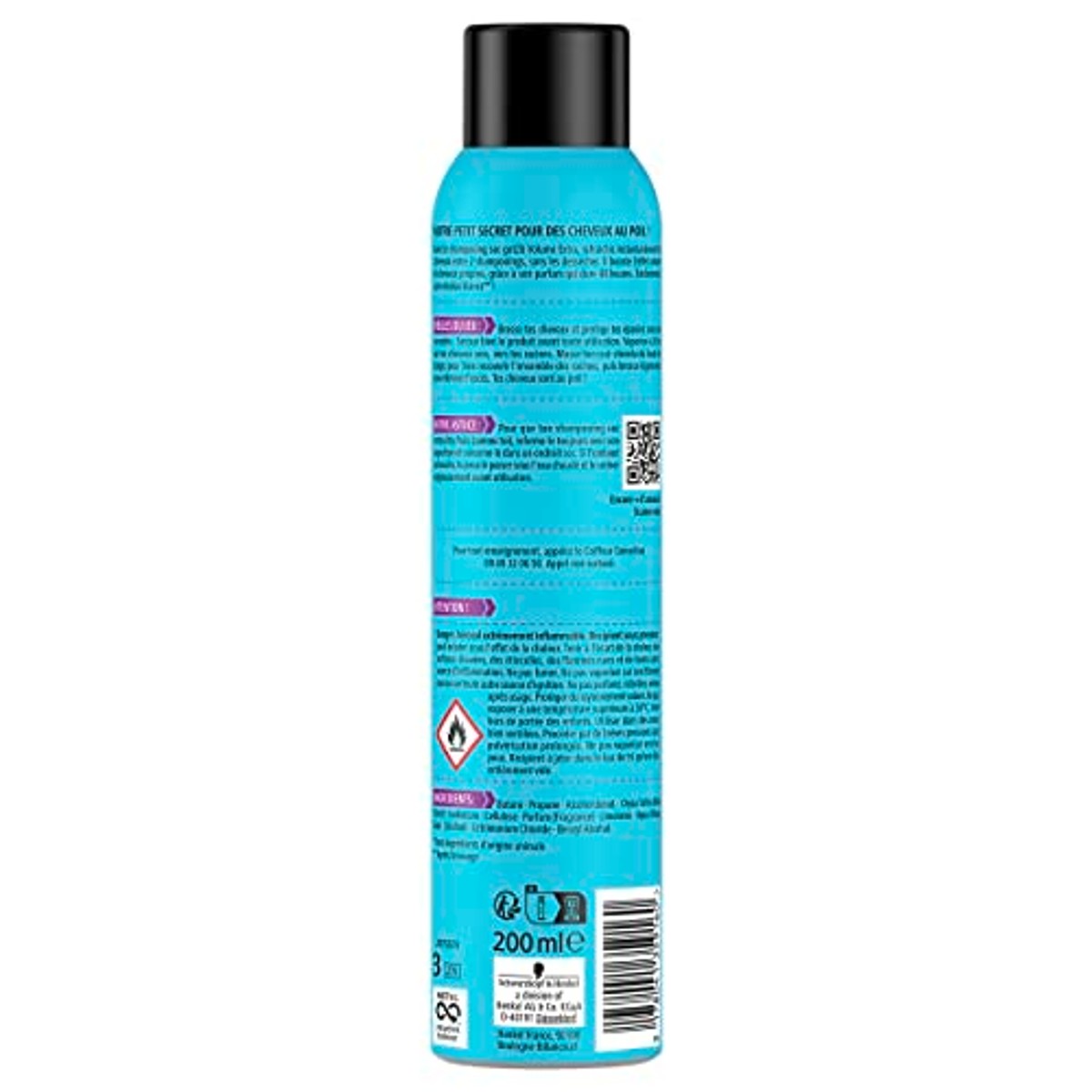 Schwarzkopf got2b Volume Extra Droogshampoo 3 x 200 ml - Voordeelverpakking