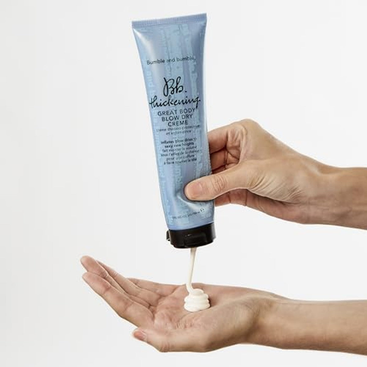 Bumble and bumble. Verdikking Great Body Volumizing Blow Dry föhncrème, hittebescherming, volumeblowouts voor fijn tot middelgroot haar, golvend, glad haar