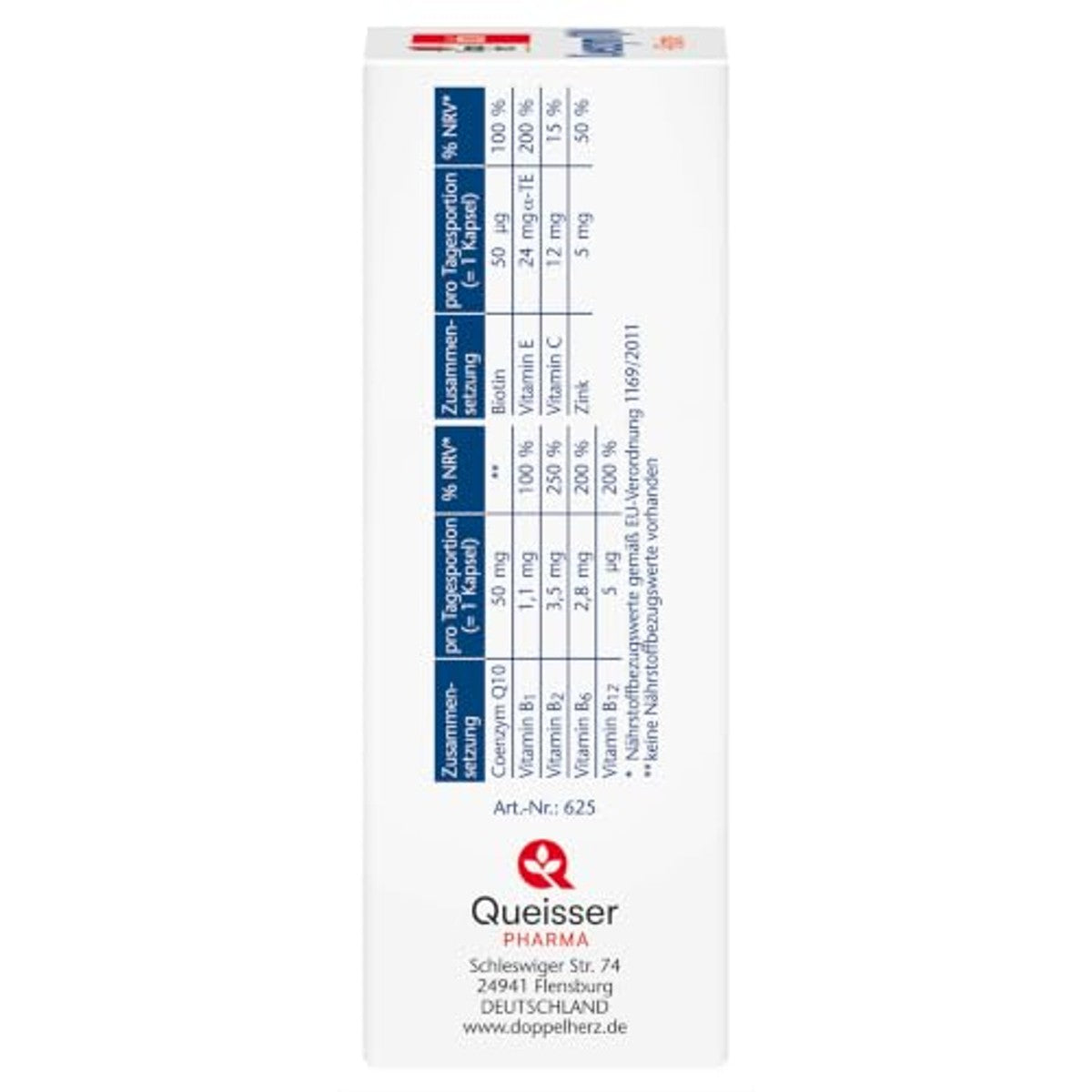 Doppelherz Coenzym Q10 + B-vitamines 60 Capsules - 3-pack