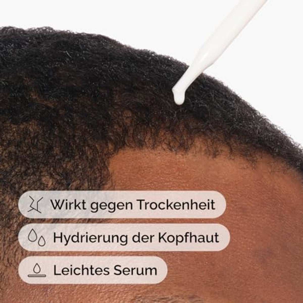 The Ordinary Hair Care Natural Moisturizing Factors + hyaluronzuur, licht, hydraterend hoofdhuidserum met hyaluronzuur en squalaan, 60 ml