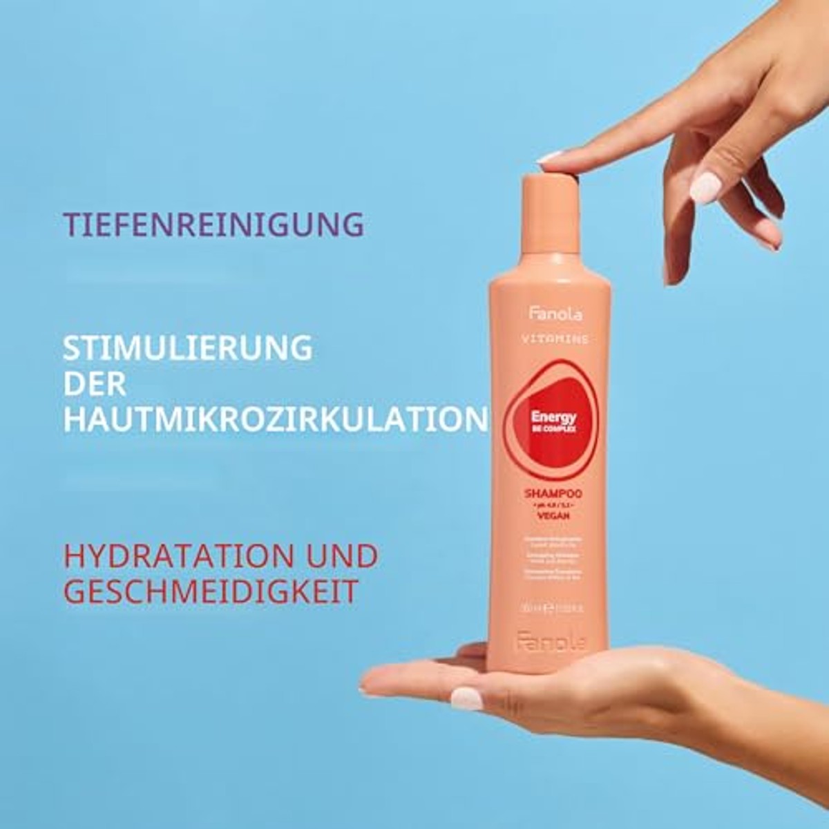 Fanola Vitamins Energiegevende Shampoo 350 ml - 6-pack