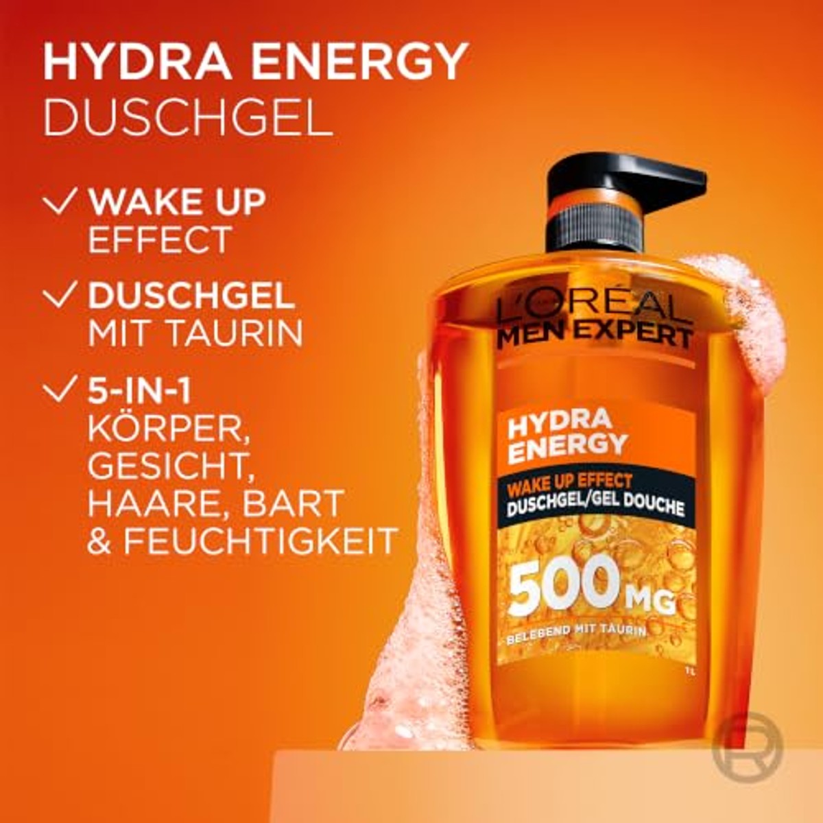 L'Oréal Men Expert Hydra Energy 3-in-1 Douchegel 1000 ml – L'Oréal Men Expert