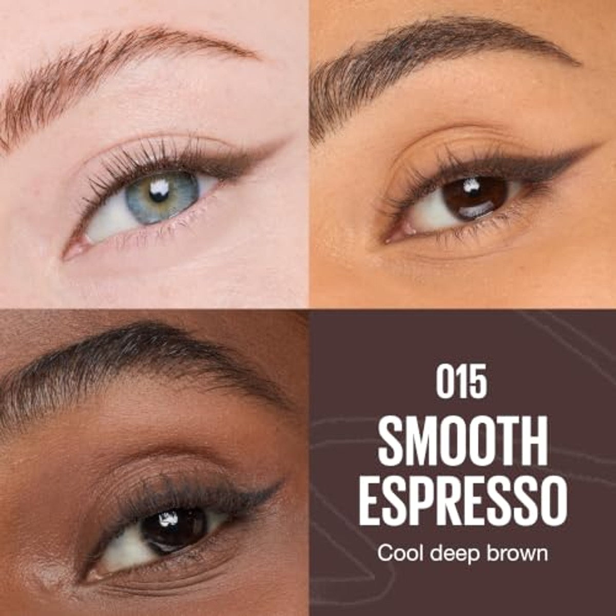 Maybelline New York Sculpting Stix 2-in-1 eyeliner, blendbare kajalstift voor nauwkeurige lijnen en smokey-eye-look, 24 uur lange houdbaarheid zonder vlekken, nuance: 015 Smooth Espresso – MAYBELLINE