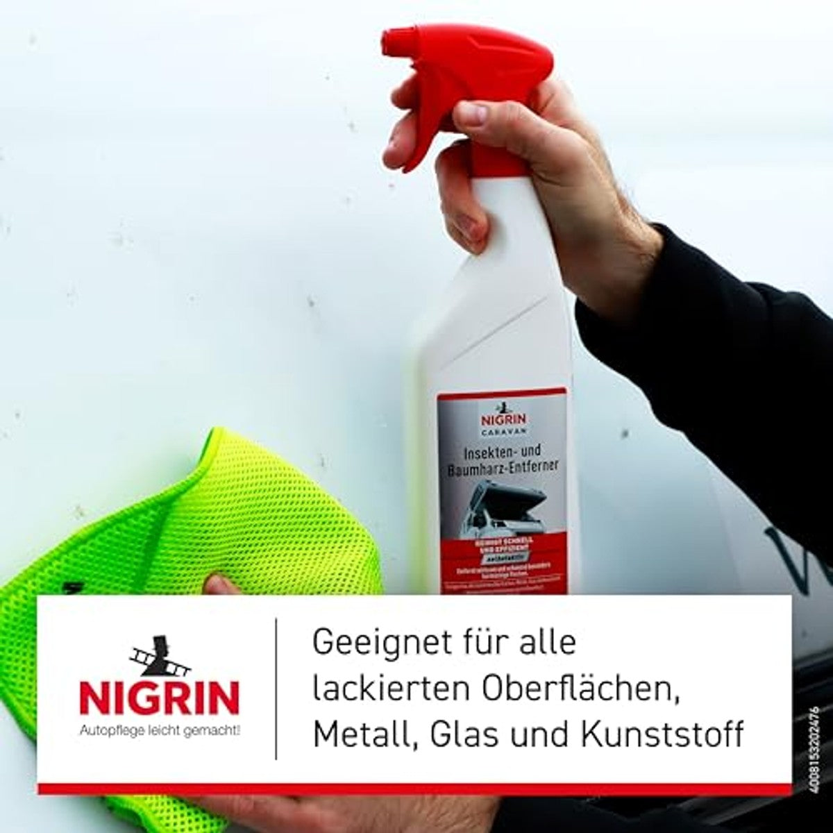 NIGRIN Caravan Insecten- en boomharsverwijderaar 3 x 0,75 l - Voordeelverpakking