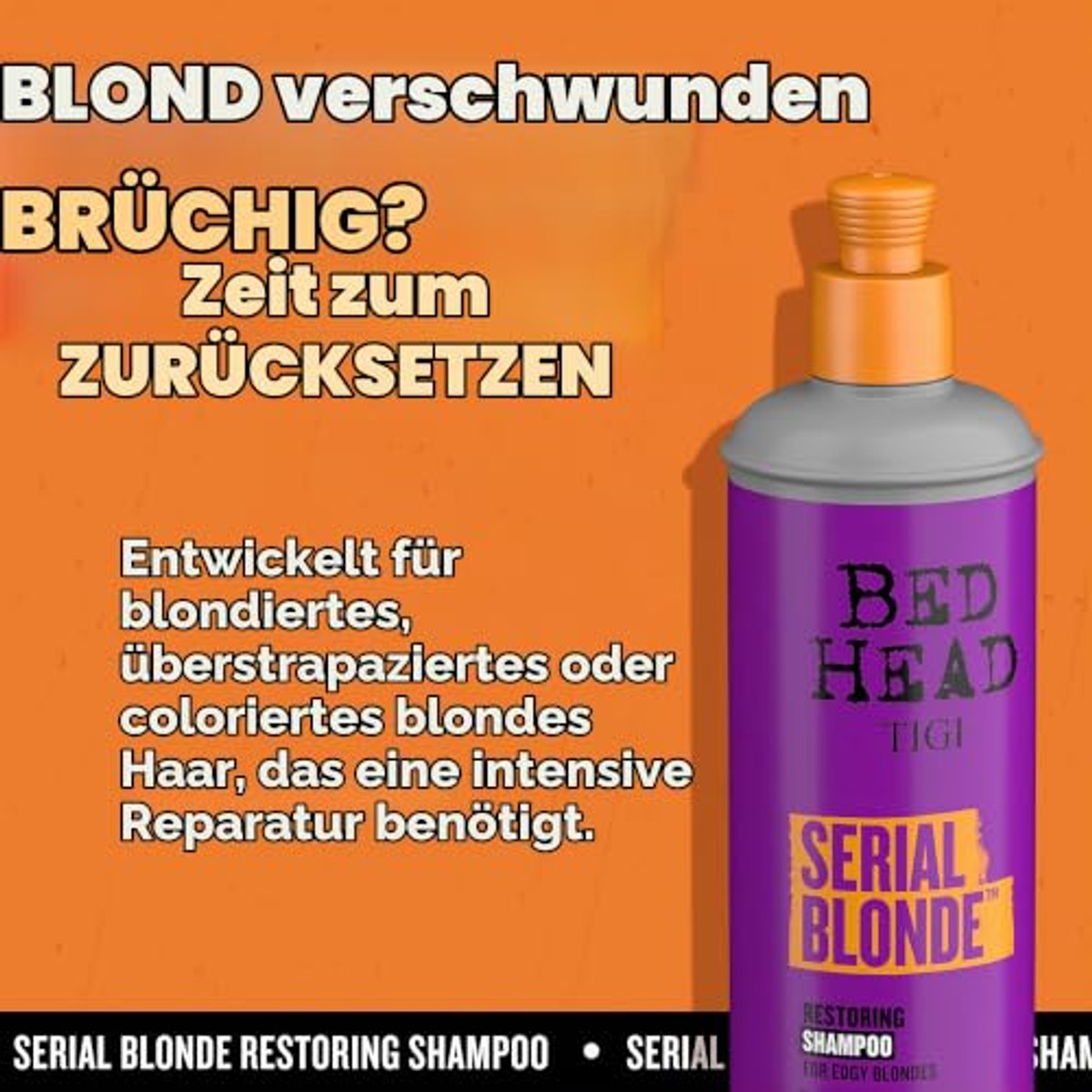 TIGI Bed Head Serial Blonde Conditioner 600 ml - 3-pack