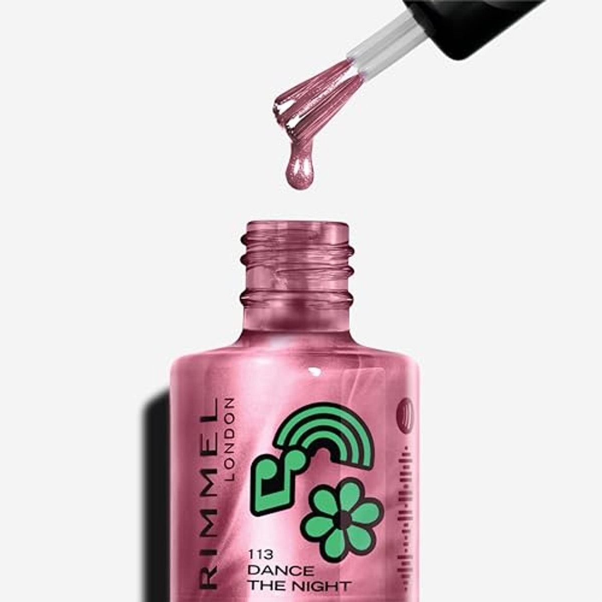 Rimmel London Super Gel Nagellak 113 Dance The Night 12 ml - 3 stuks