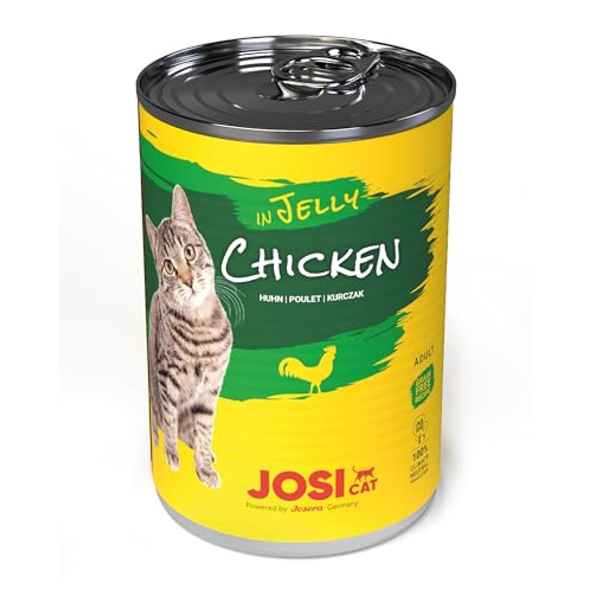 JosiCat Chicken in Jelly natvoer kattenvoer kip 12 x 400 g - 3-pack