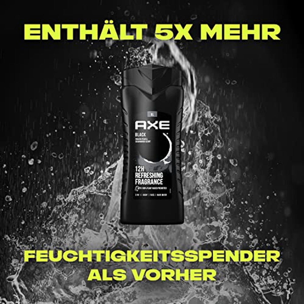 Axe 3-in-1 douchegel & shampoo Black XL 4 stuks – Axe