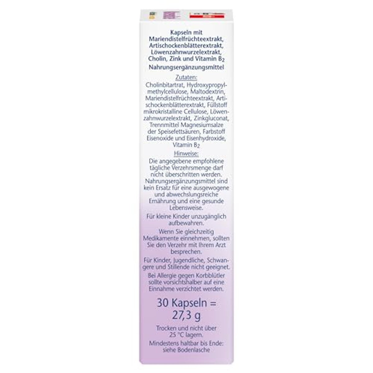 Doppelherz Mariadistel, Artisjok en Paardenbloem 2 x 30 Capsules - 6-pack