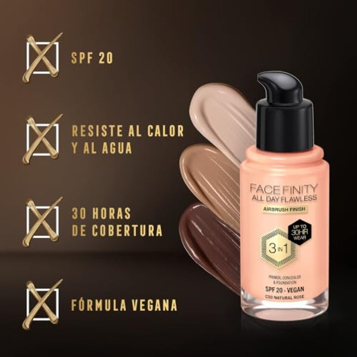Max Factor Facefinity All Day Flawless Make-up, Fb.50 – Max Factor
