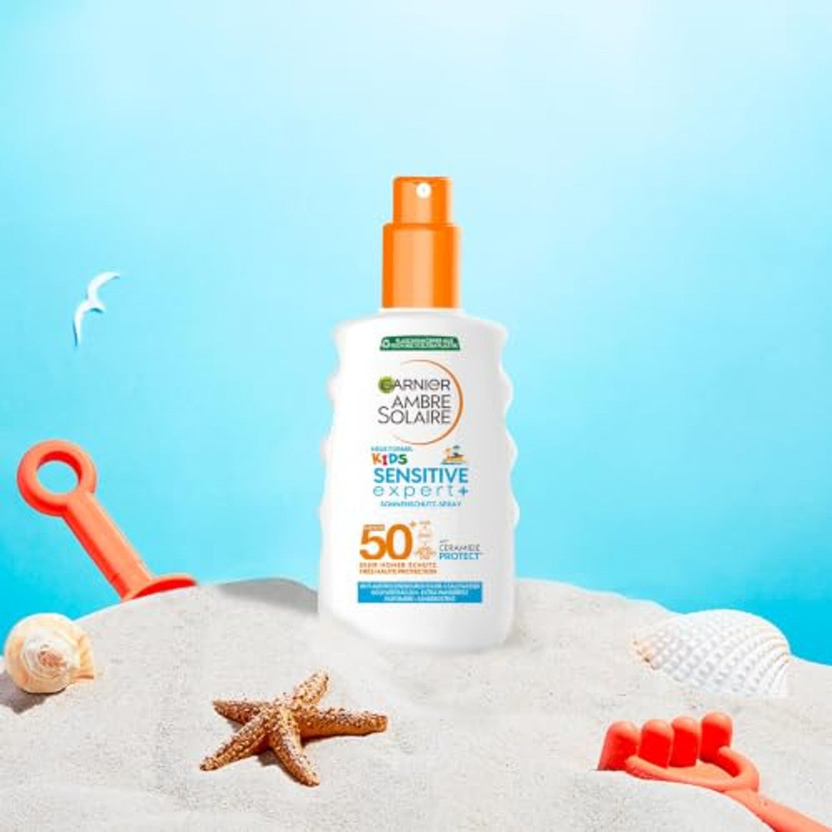 Garnier Ambre Solaire Kids Sensitive Expert+ SPF 50+ 6 x 150 ml - Voordeelverpakking