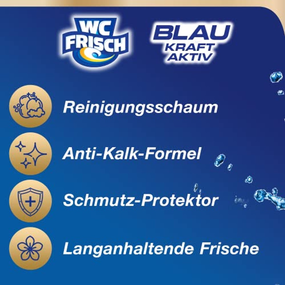 WC-Frisch Kraft Aktiv Blauwspüler Bloesem 3 x 10 stuks - Voordeelverpakking