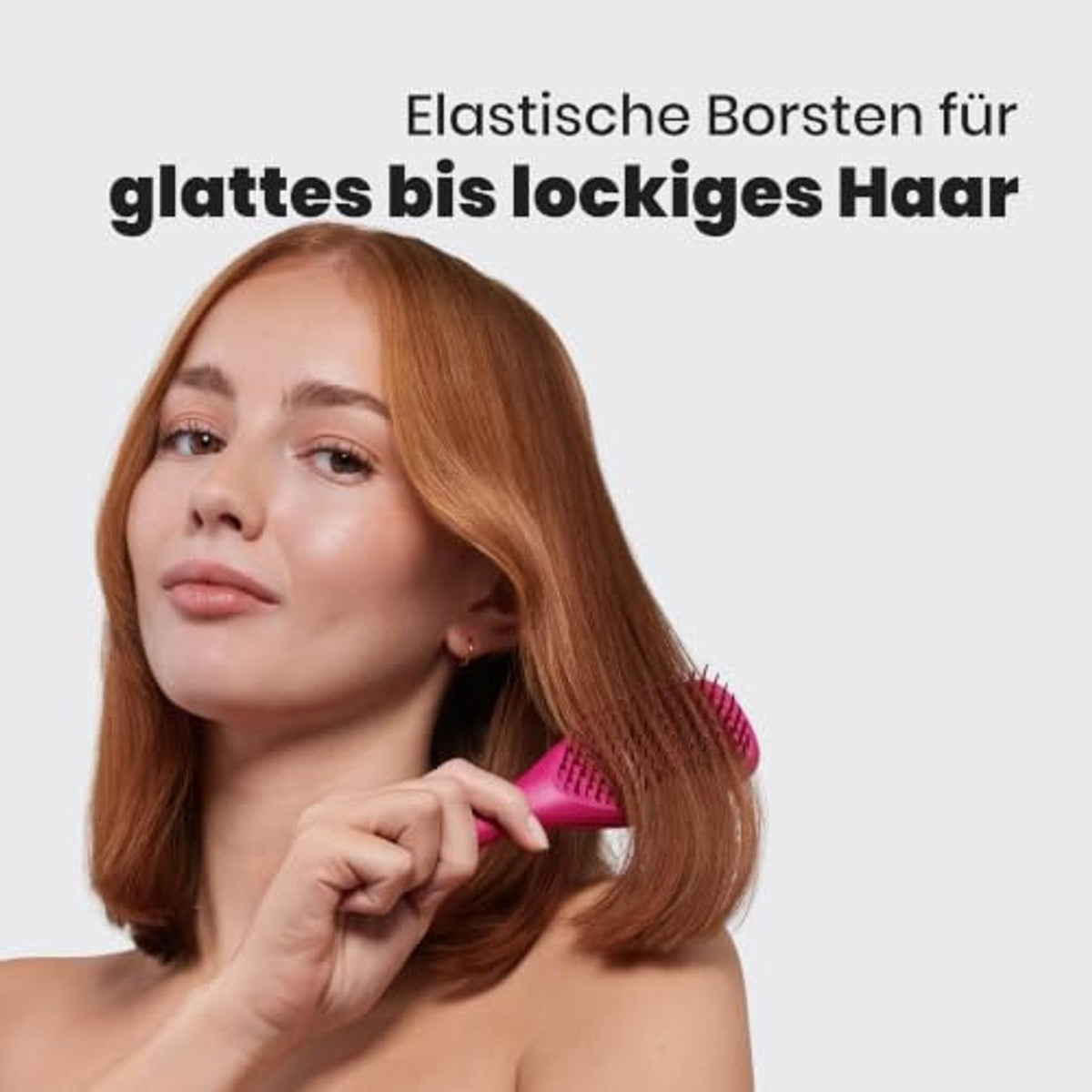 Tangle Teezer Ultimate Detangler Klein – voor nat en droog haar – ontwarringsborstel voor alle haartypes – perfecte haarborstel voor kinderen en op reis – framboos roze – Tangle Teezer