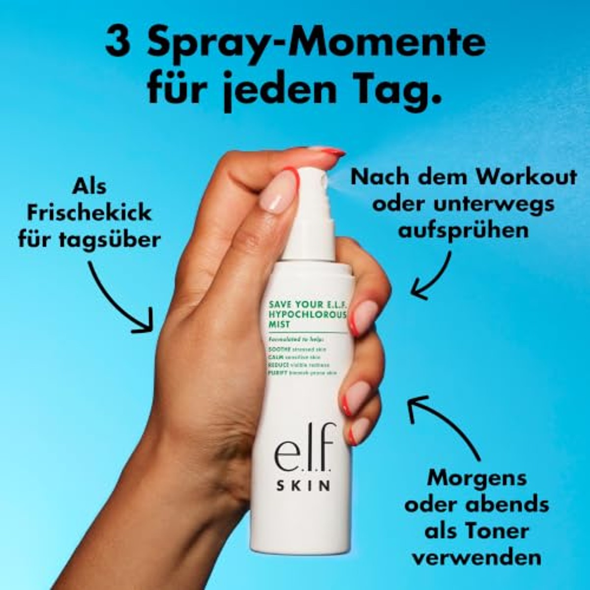 e.l.f. SKIN Save Your e.l.f. Hypochlorous Mist - 6 stuks