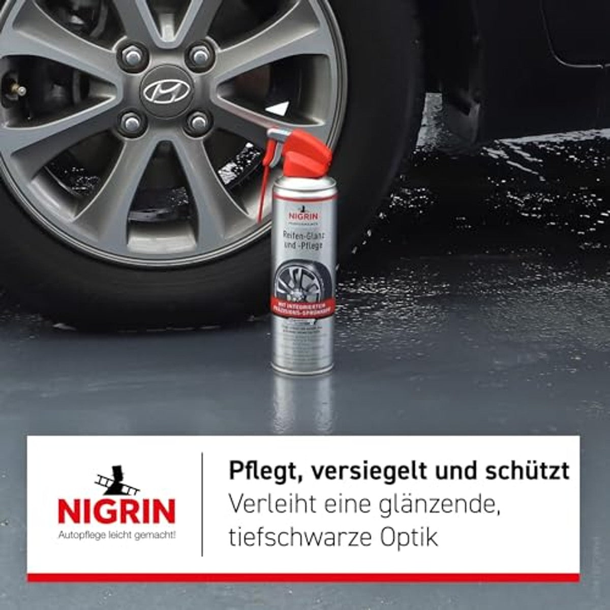 NIGRIN Performance Bandenglans & Verzorging 3 x 500 ml - Voordeelverpakking