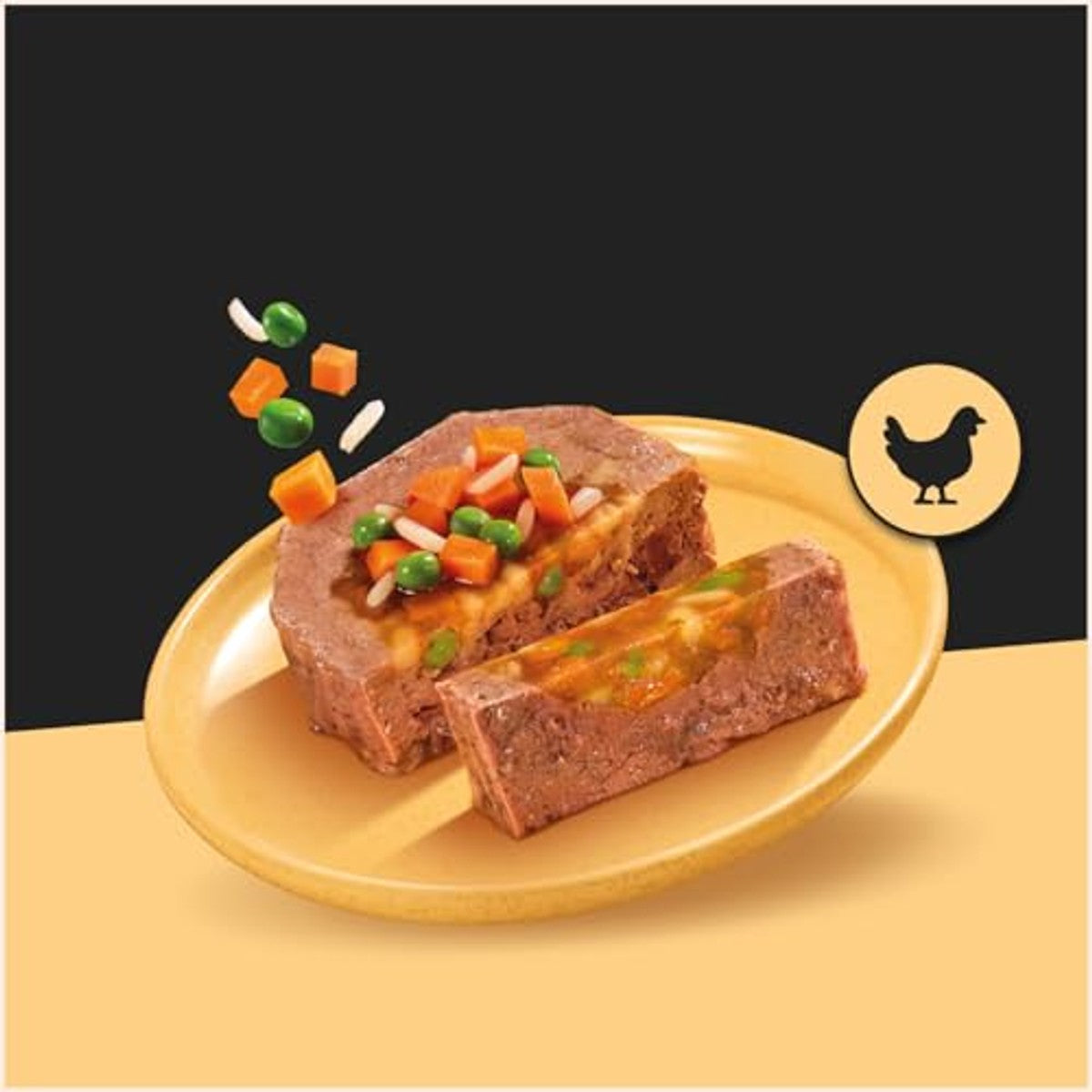 Cesar Tuinterrine hondenvoer gevogelte, groenten en rijst 14 x 150 g - 3-pack