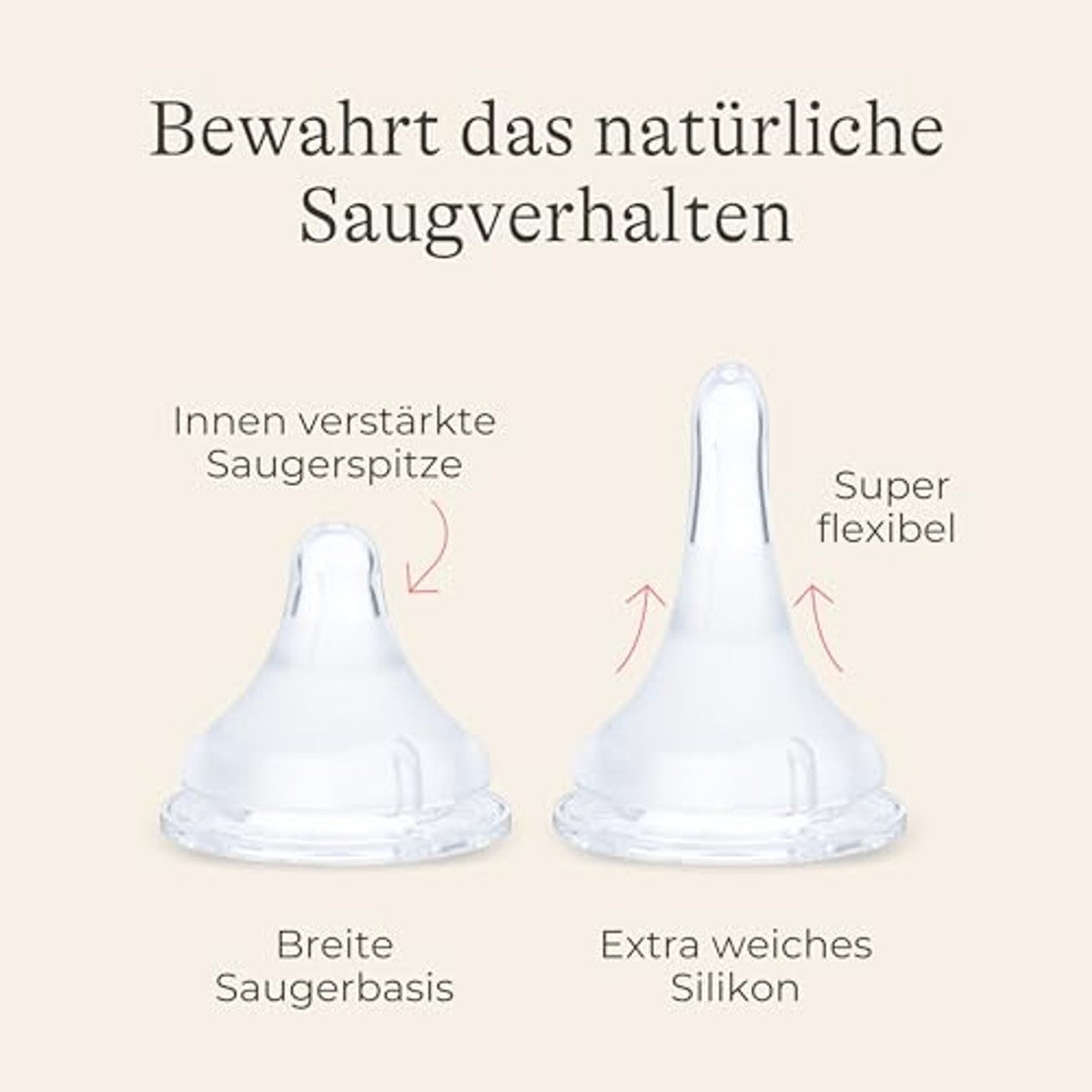 Lansinoh Babyflessen met NaturalWave zuiger S, 160 ml, 2 stuks – Lansinoh