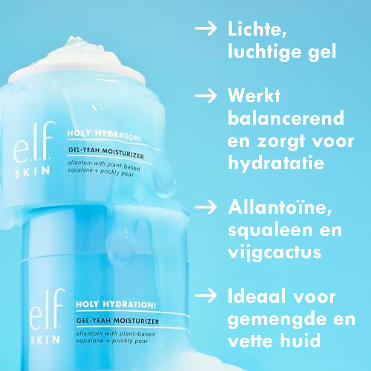 e.l.f. Holy Hydration! Gel-Yeah Moisturizer - 3 stuks – foto 5