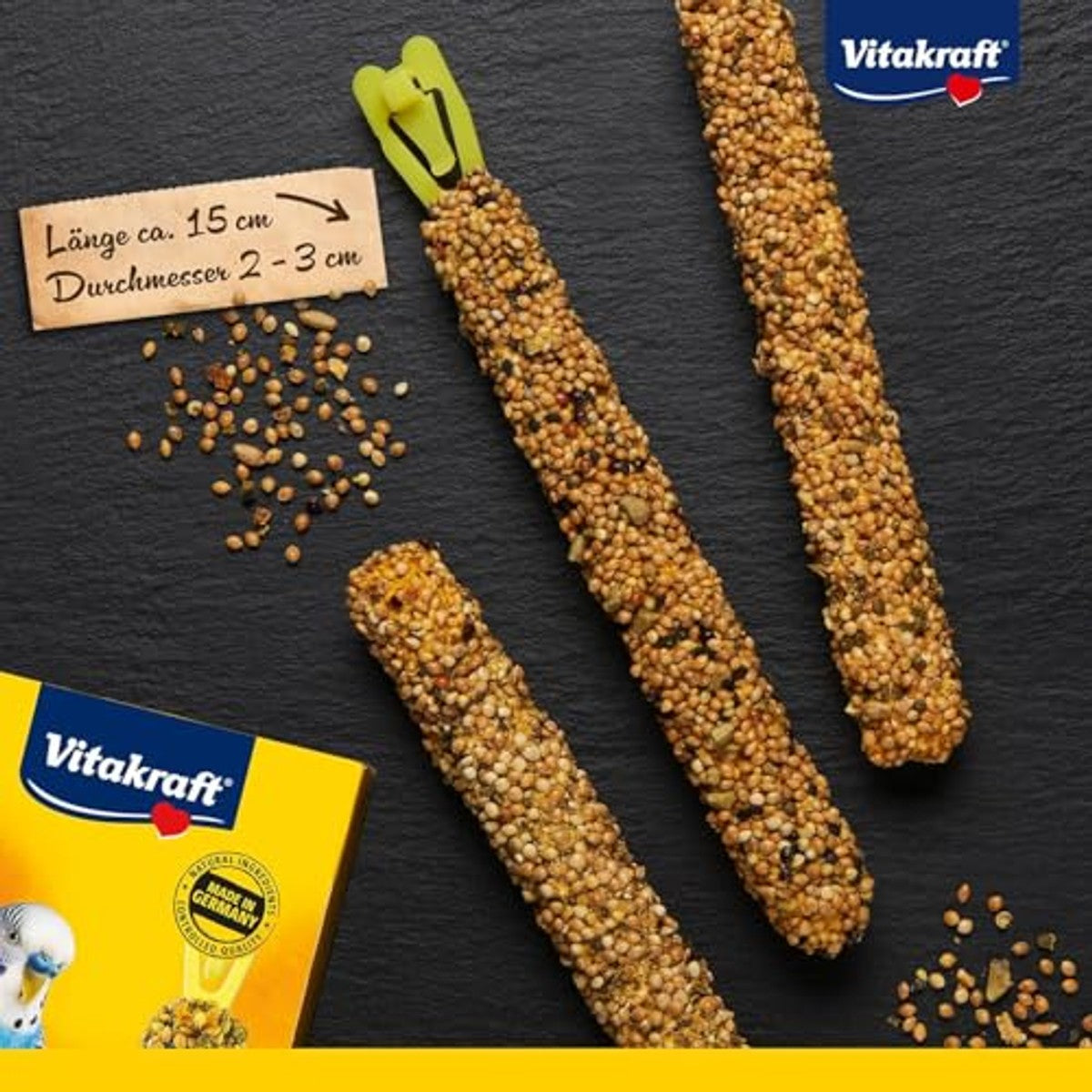 Vitakraft Cracker Trio-Mix vogelsnack parkieten - 3-pack