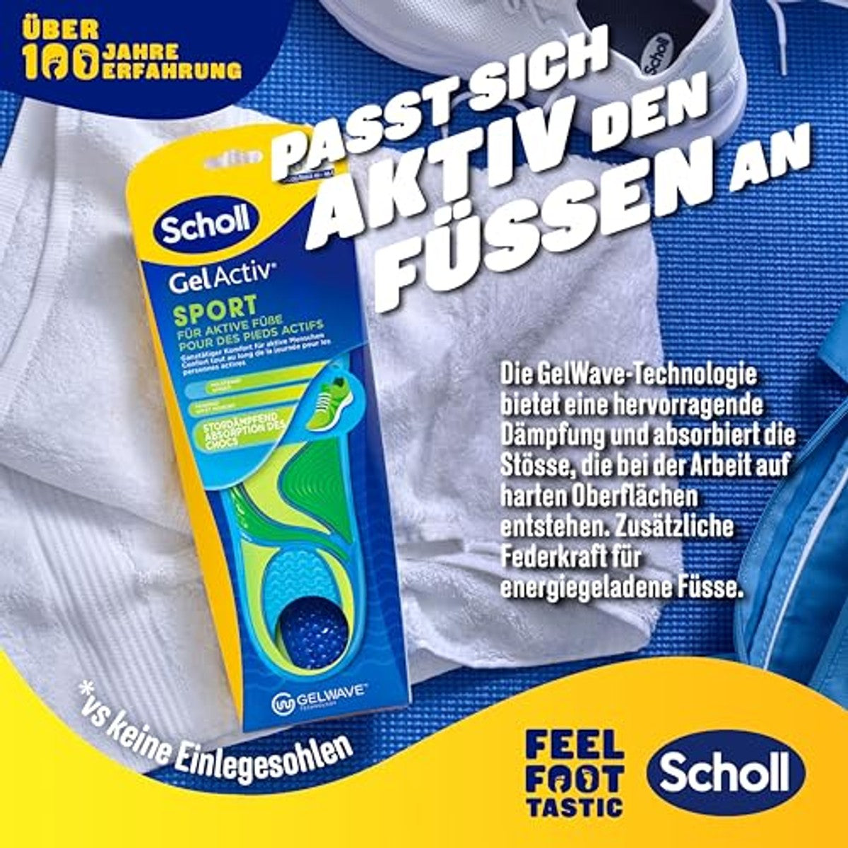 Dr. Scholl's GelActiv Sport-inlegzolen mannen maat 40-46,5 - 3-pack