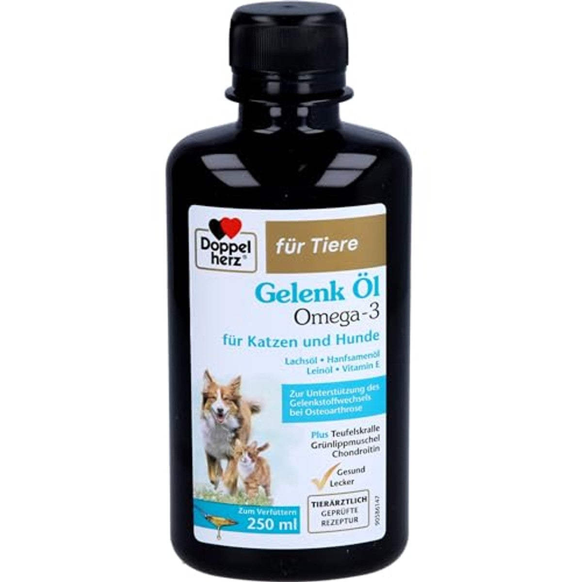 Doppelherz voor Dieren Gewrichtscomplex voor Katten 250 ml - 3-pack
