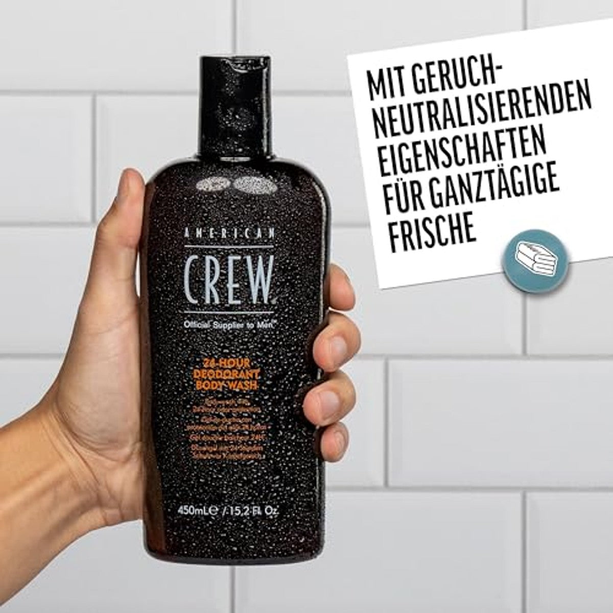 American Crew 24 uur Deodorant Douchegel voor Mannen 450 ml