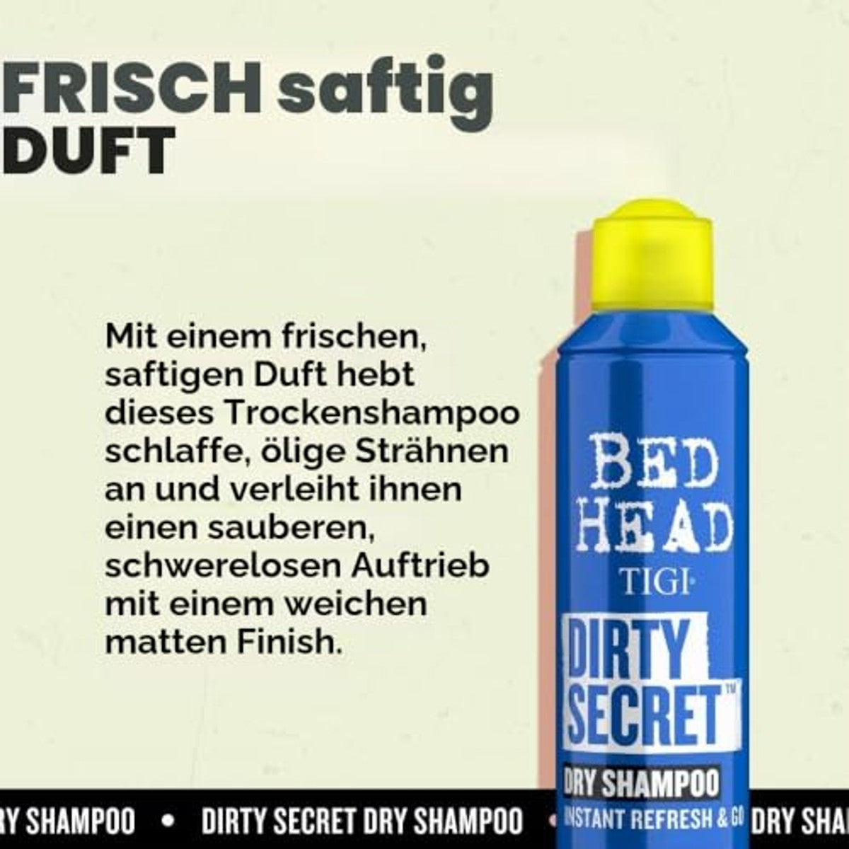Bed Head by Tigi Dirty Secret Instant Refresh droogshampoo, 300 ml, kers – TIGI