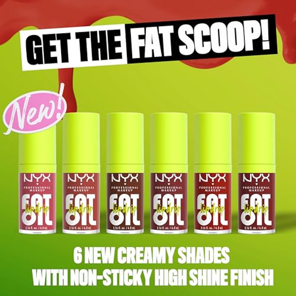 NYX PROFESSIONAL MAKEUP Lipgloss Chillin like a Villain, 6 x 1 stuk