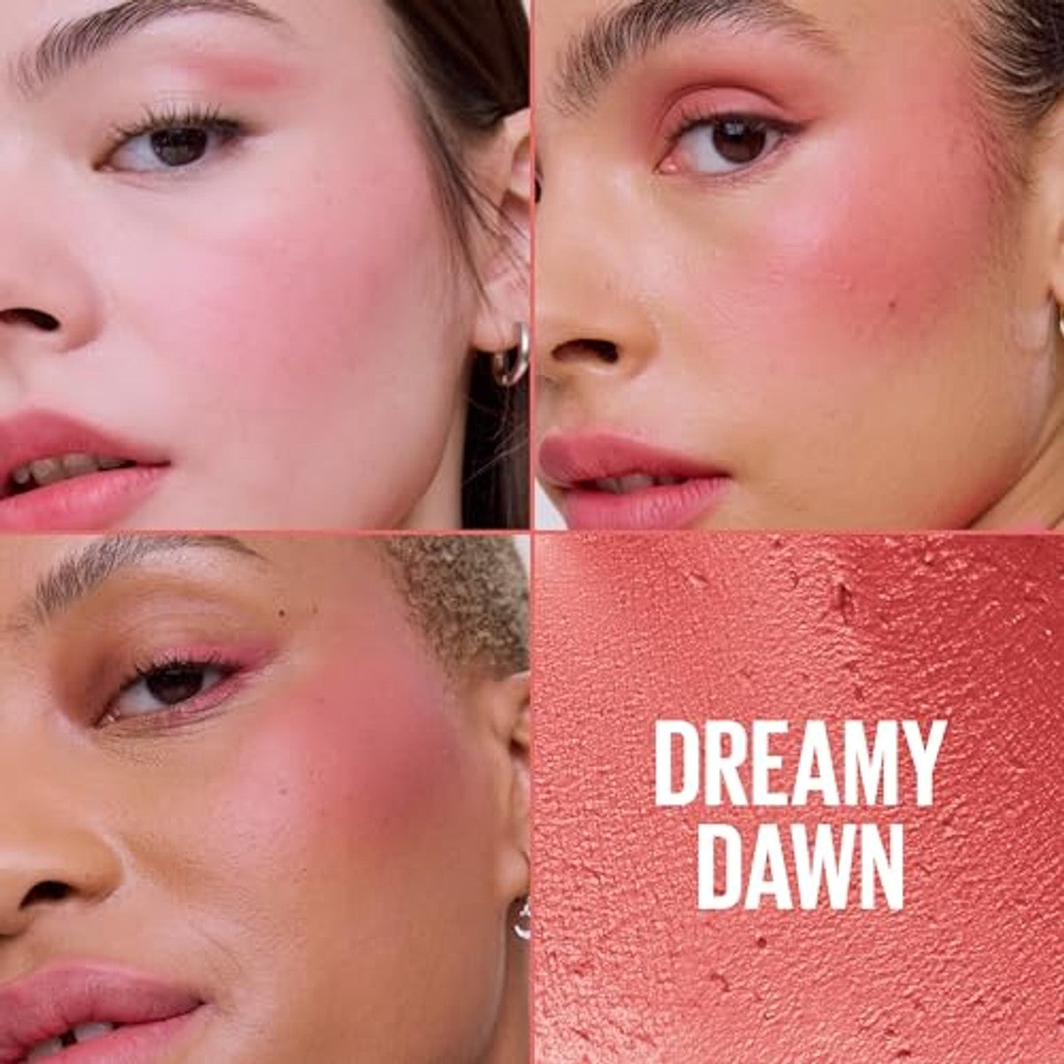 Maybelline New York Cloudtopia Wang- & Lippen Mousse, 2-in-1 blush & lippenverf voor 14H grip, luchtige lichte textuur & matte afwerking, nr. 09 Dreamy Dawn, 5 g – MAYBELLINE