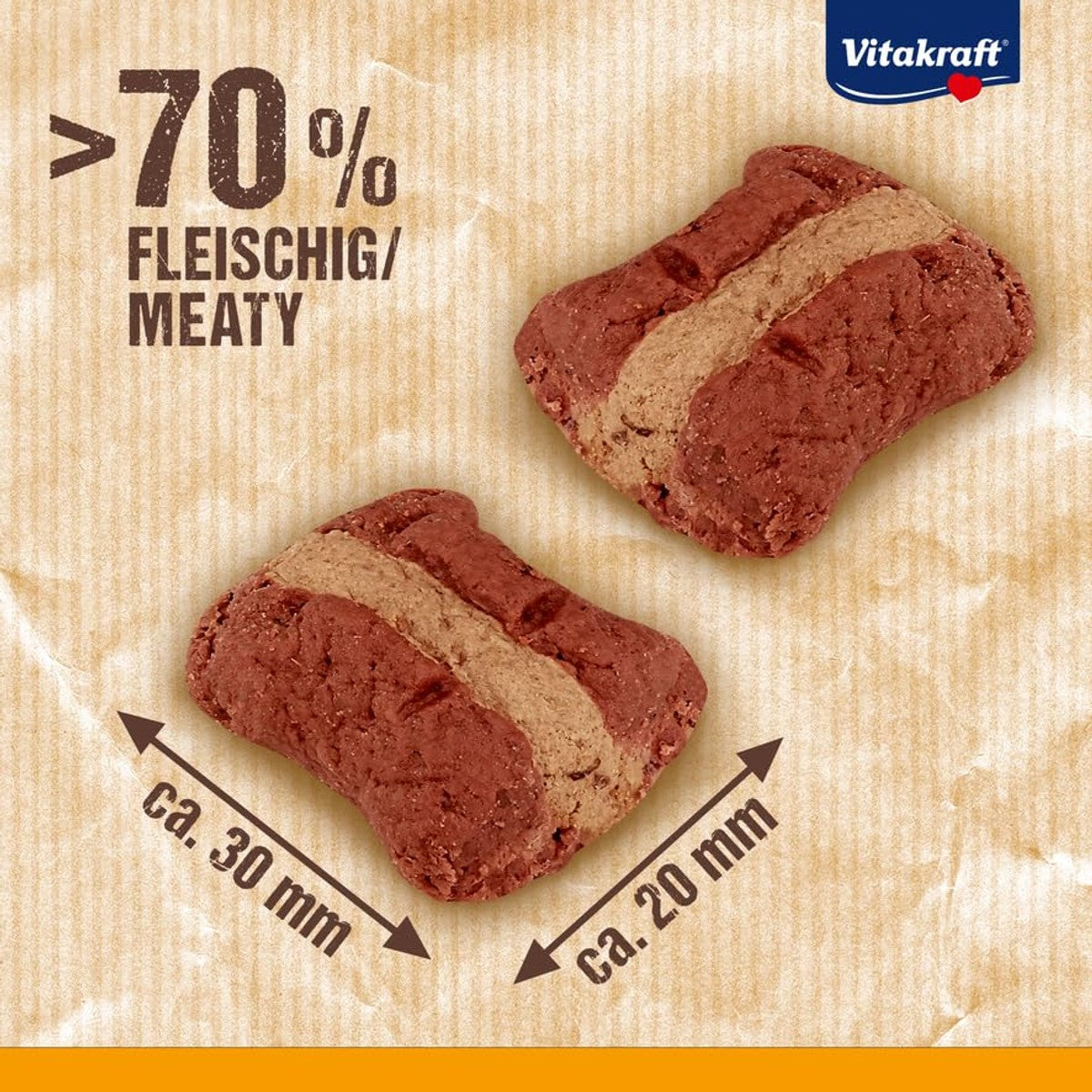 Vitakraft Treaties Bits hondensnack leverworst 1 x 120 g - 6-pack