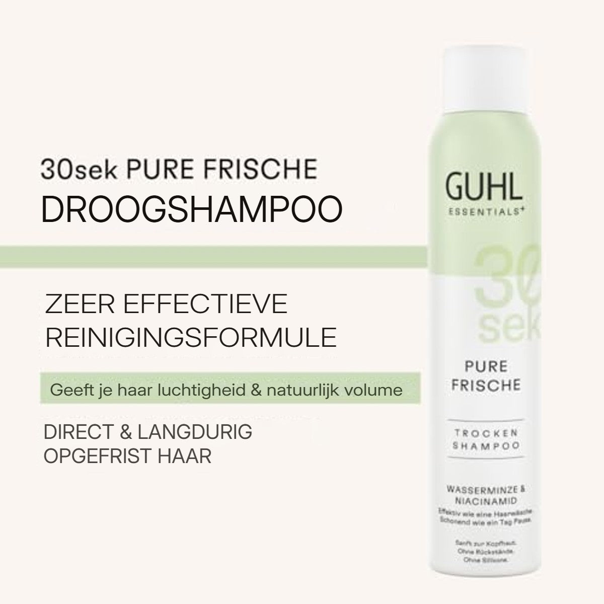 Guhl 30 sec Droogshampoo Pure Frisheid 200 ml – foto 5