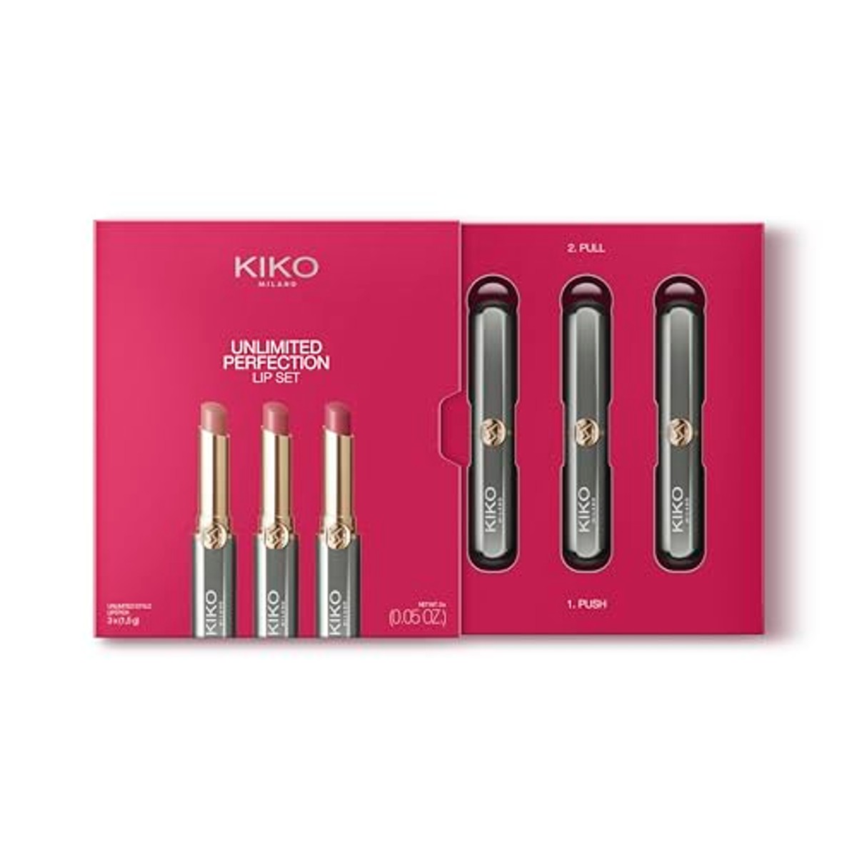 Kiko Milano Unlimited Perfection Lippenstiftset 01 - 3-pack