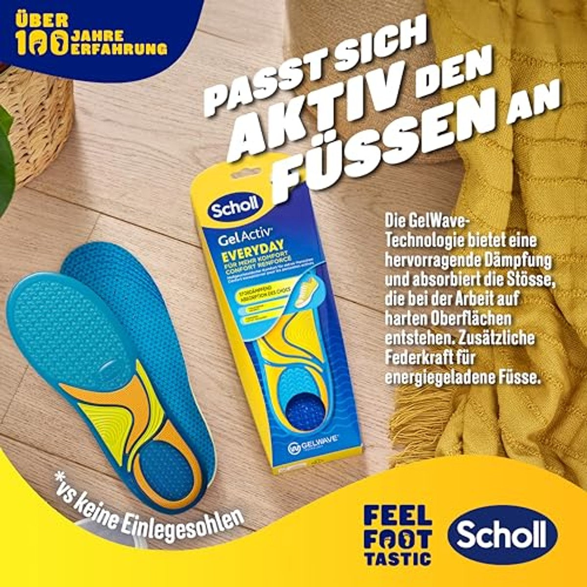 Dr. Scholl's GelActiv Everyday inlegzolen mannen 40-46,5 - 3-pack
