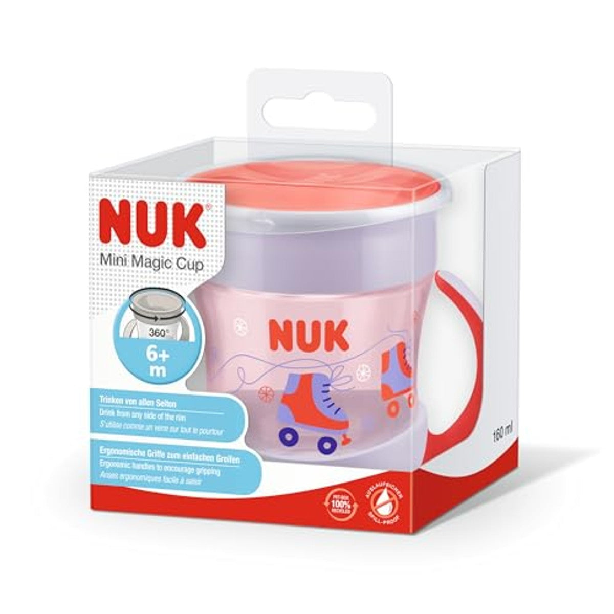 NUK Magic Cup Mini + 6M 3 x 160 ml - Voordeelverpakking