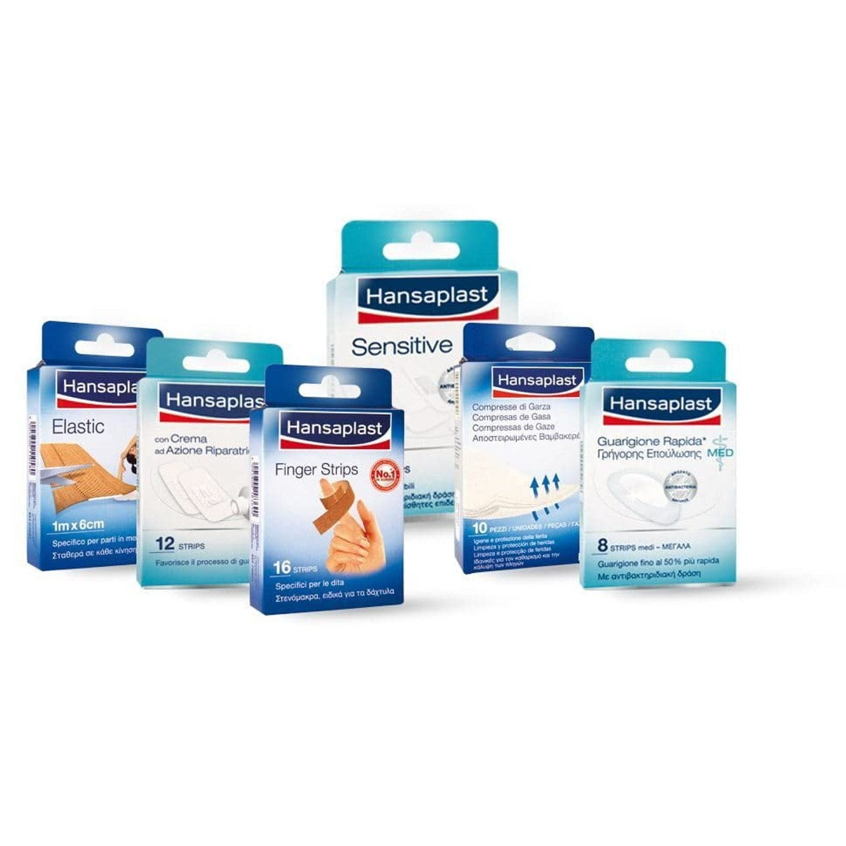 Hansaplast Pleister Sensitive XL 5 stuks, steriel 6 x 7 cm – Elastoplast
