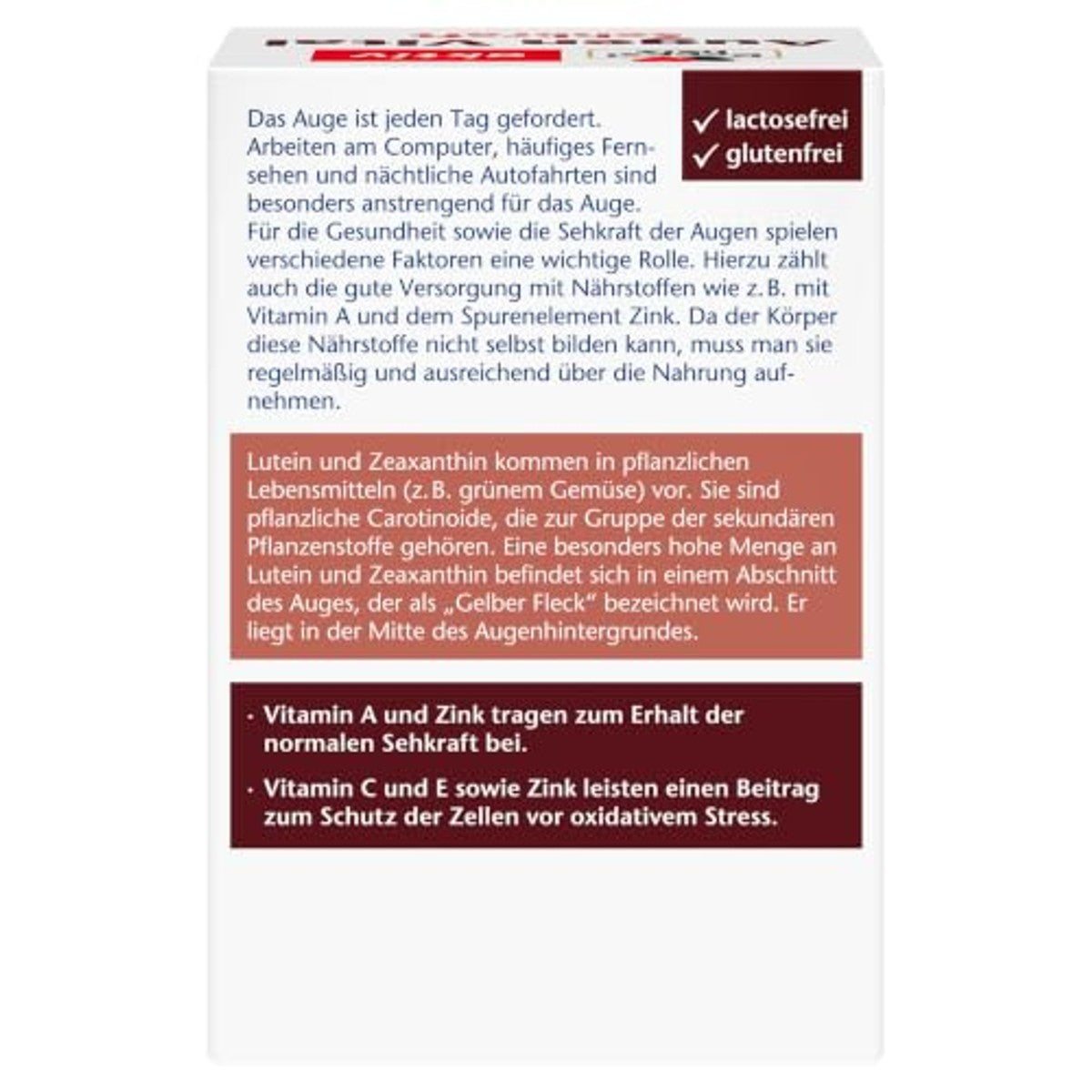 Doppelherz Ogen Vital met Luteïne en Zeaxanthine 90 Capsules - 6-pack