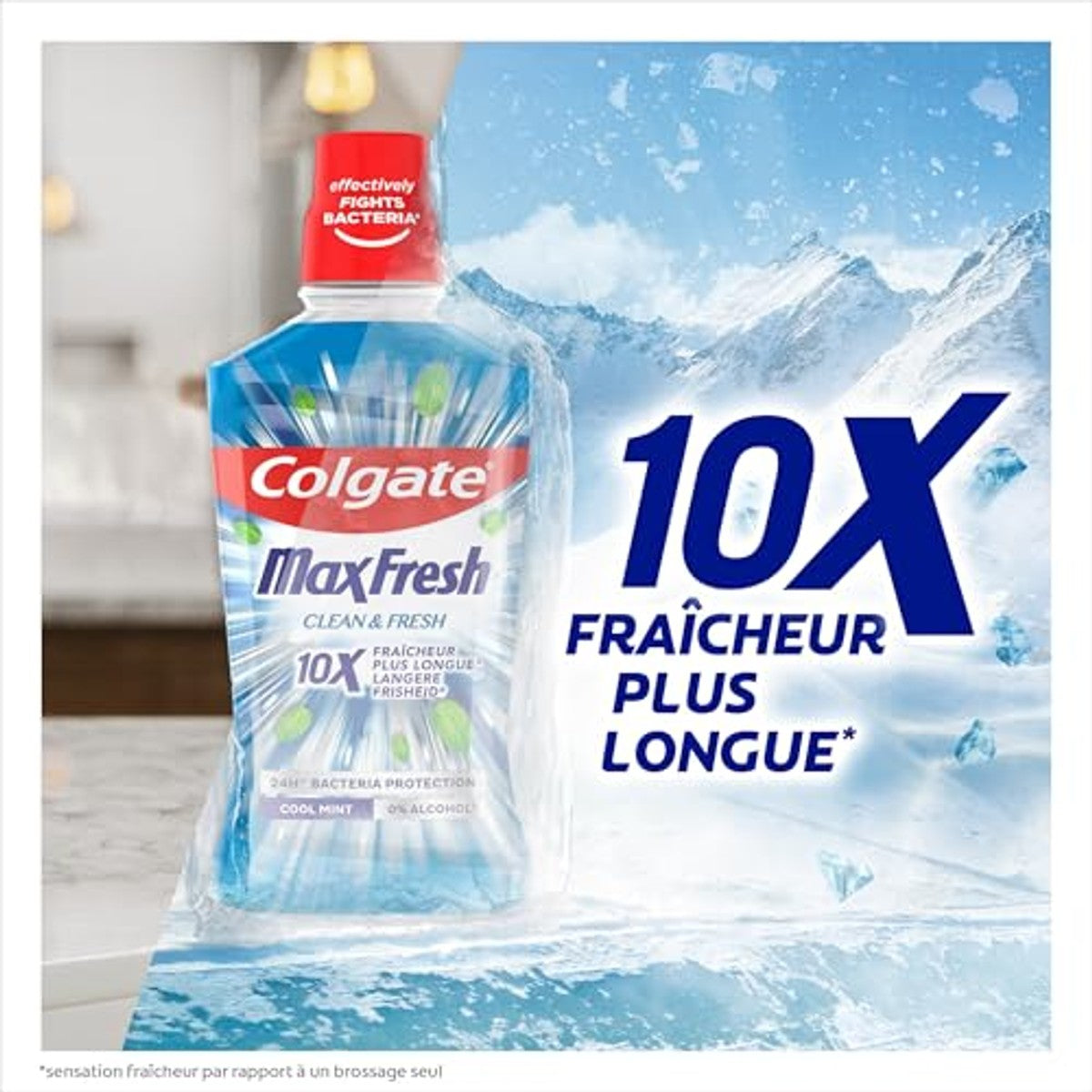 Colgate Max Fresh Clean & Fresh mondwater zonder alcohol 6 x 500 ml - Voordeelverpakking