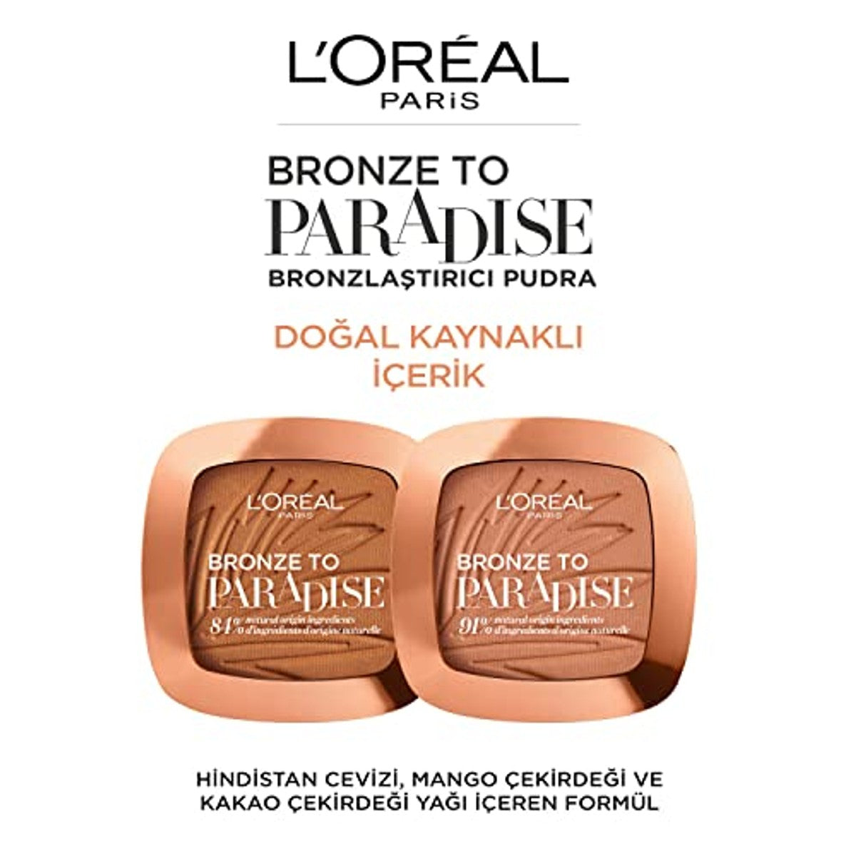 L'Oréal Paris Bronze to Paradise 02 Baby one more tan - 3-pack