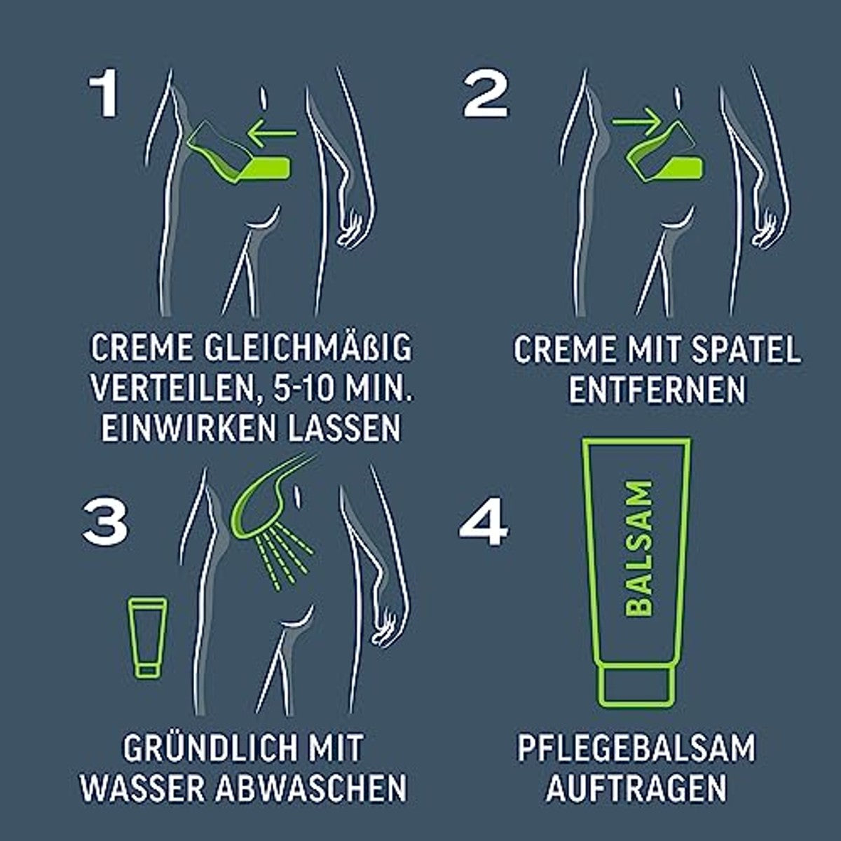Veet Men Intim Ontharingsset met verzorgende balsem 6 x 150 ml - Voordeelverpakking