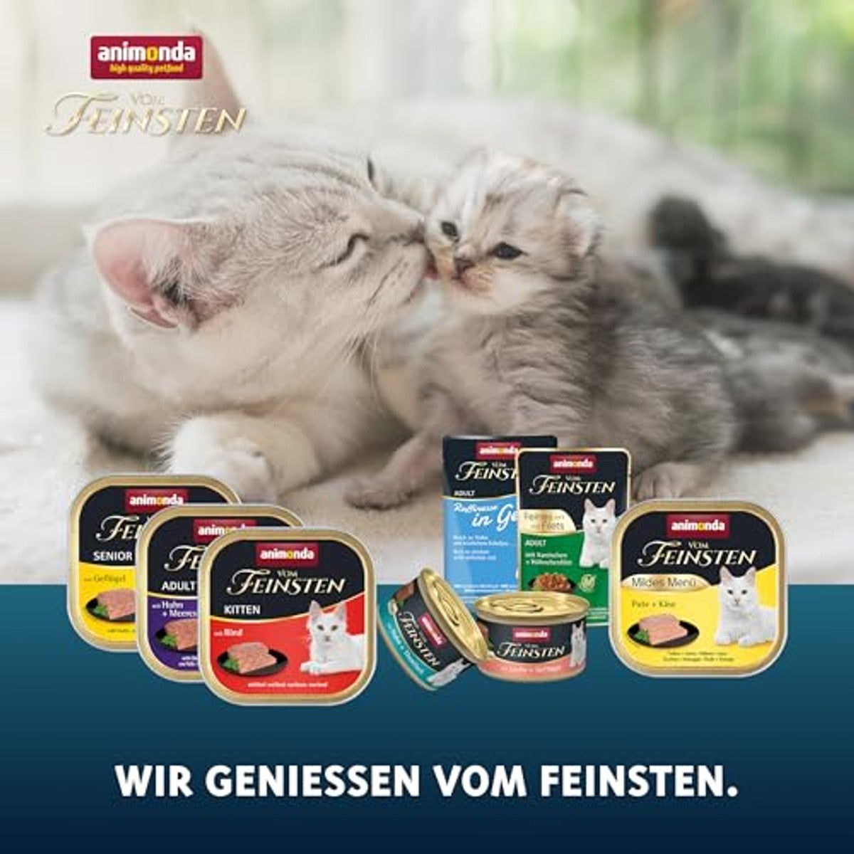 Animonda Vom Feinsten natvoer kattenvoer kitten Baby-paté - 6-pack
