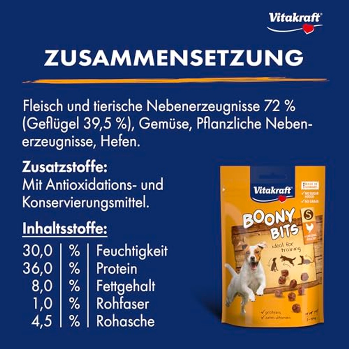 Vitakraft Boony Bits S hondensnack vlezig 6 x 55 g - 3-pack