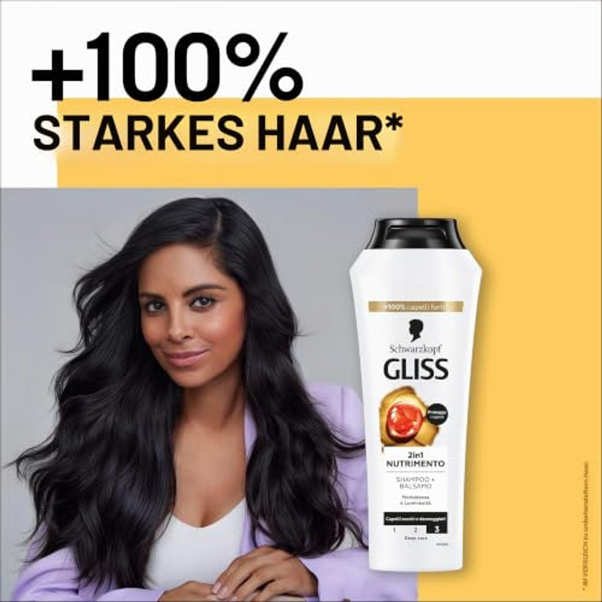 Schwarzkopf Gliss Nutitura 2-in-1 Shampoo + Conditioner 6 x 250 ml – Gliss