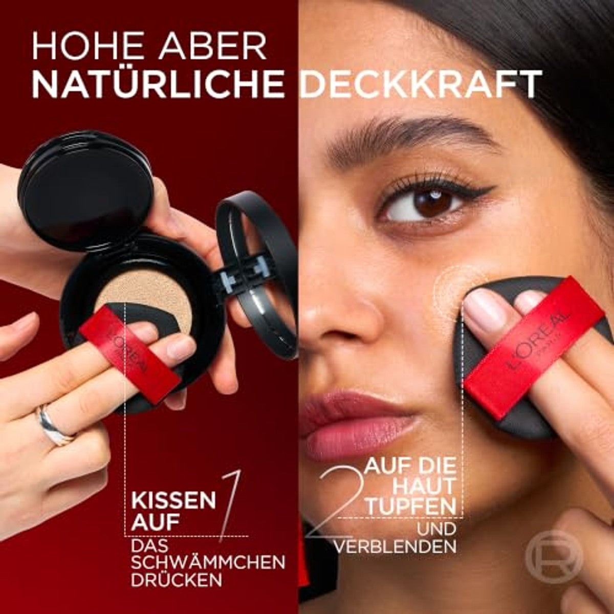 L'Oreal Paris Infaillible Fresh Wear Cushion Foundation N100 - 3-pack