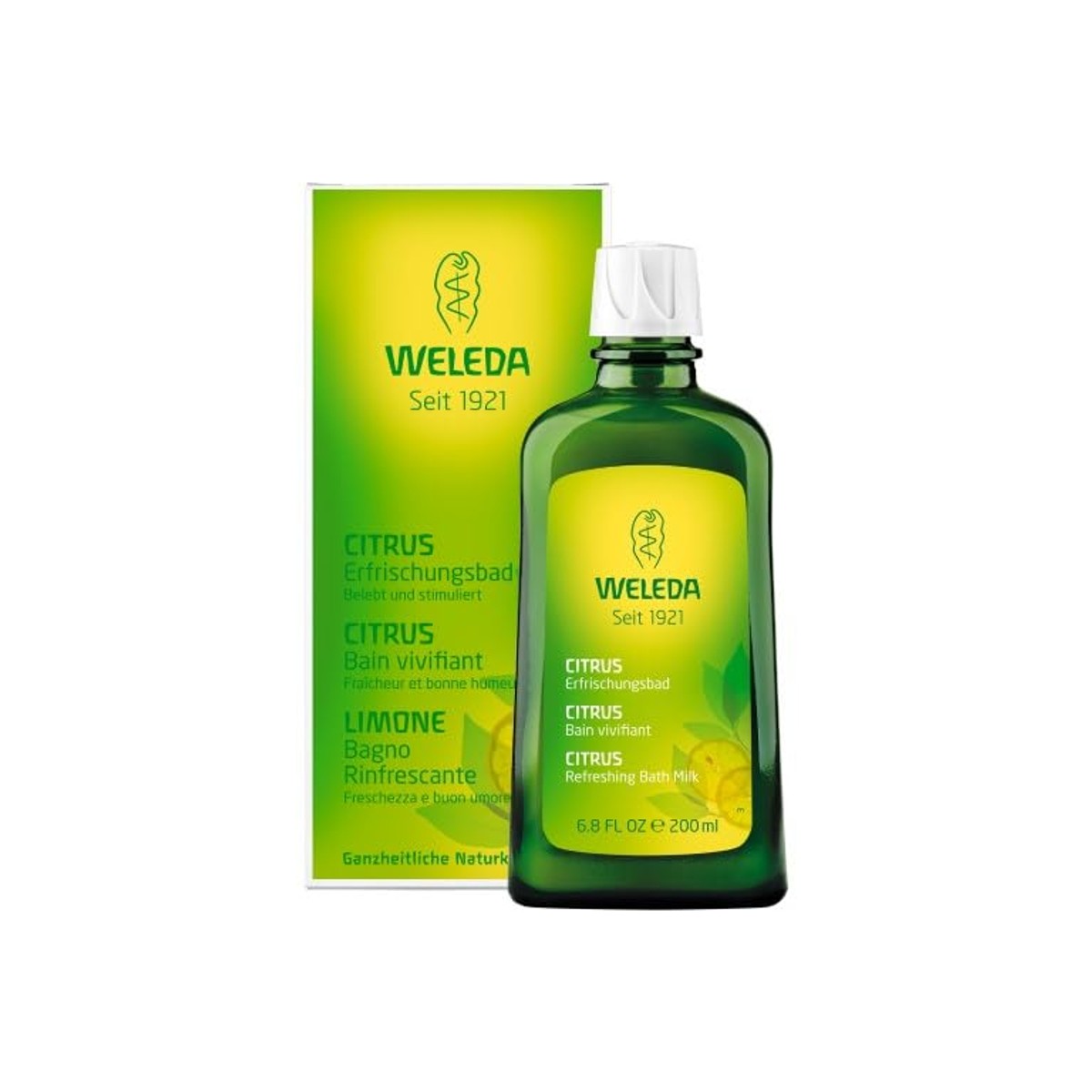 Weleda Bio Citrus Verfrissingsbad 200 ml Bad-essence - 6-pack