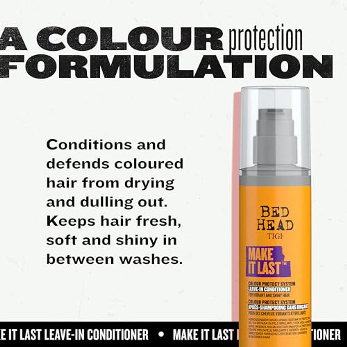 TIGI TIGI Make It Last Colour Protection Leave In Conditioner, 200 ml, oranje – TIGI