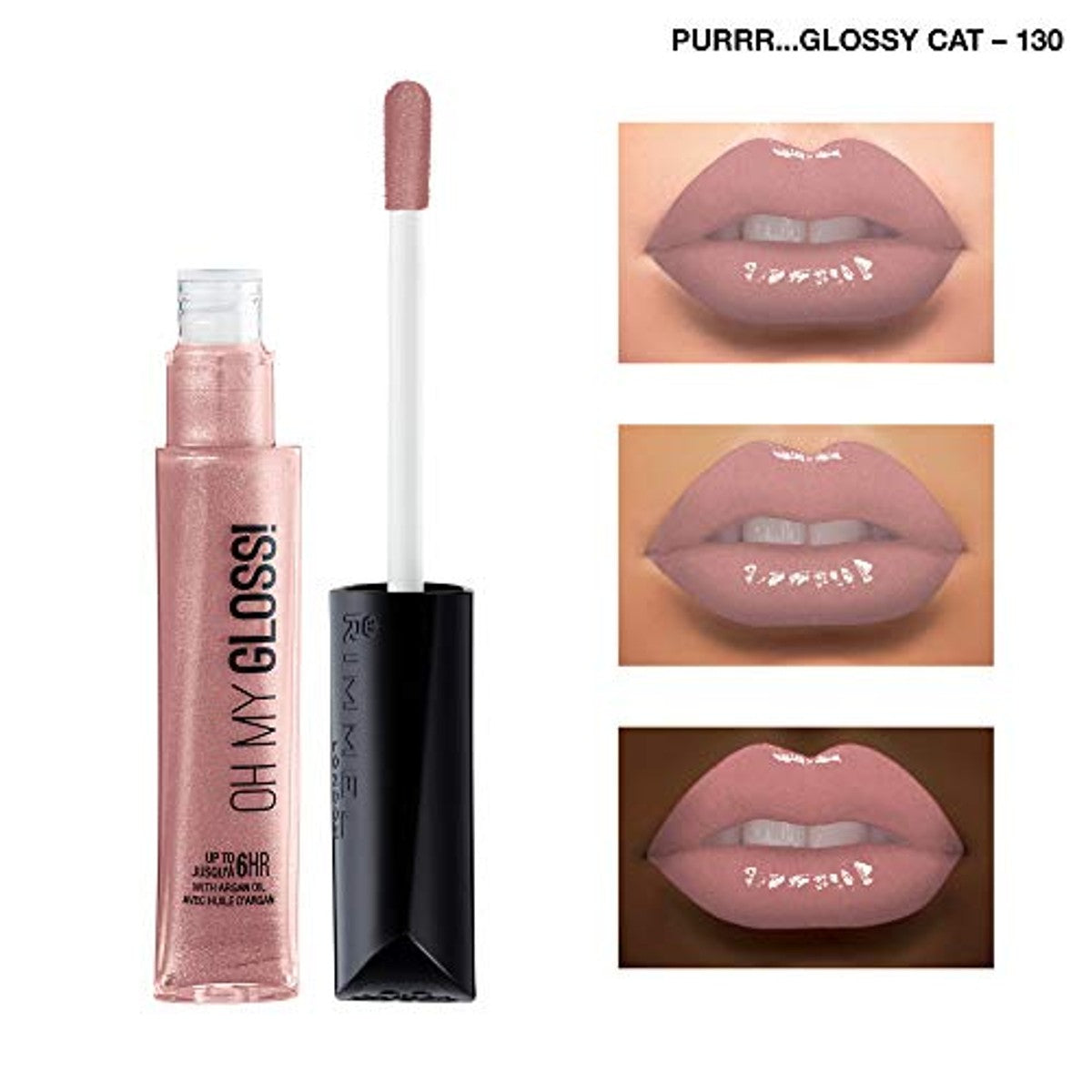 Rimmel London Gloss Oh My! Lip Gloss 130 6,5 ml - 6 stuks